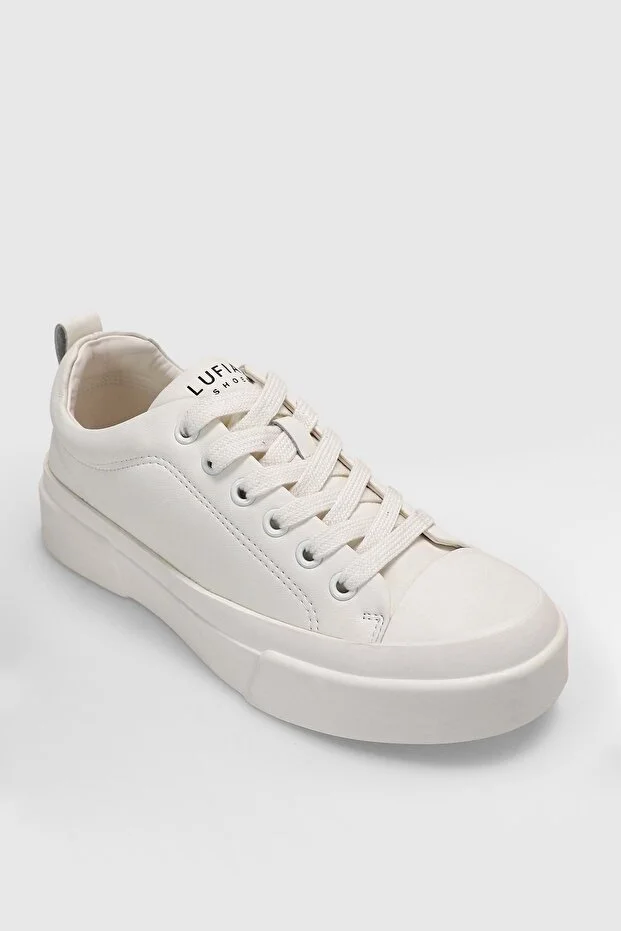 LUFİAN Mia Unisex Sneaker Ayakkabı 122230055 - Beyaz