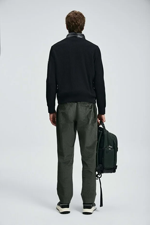 LUFİAN Glenn Kaz Tüyü Erkek Mont 112120243 - Siyah