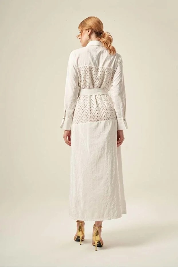 MASCARA Elbise 5105 - EKRU