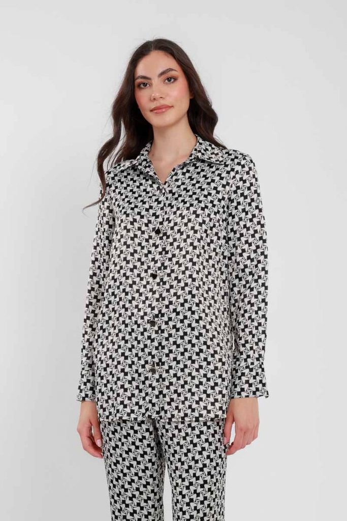 MASCARA Emprime Siyah Gömlek 2135 - Siyah