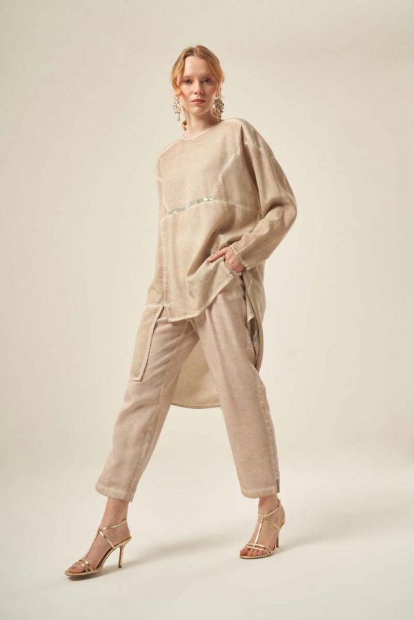 MASCARA  Yıkama Efekltli Lastikli Pantolon 3131