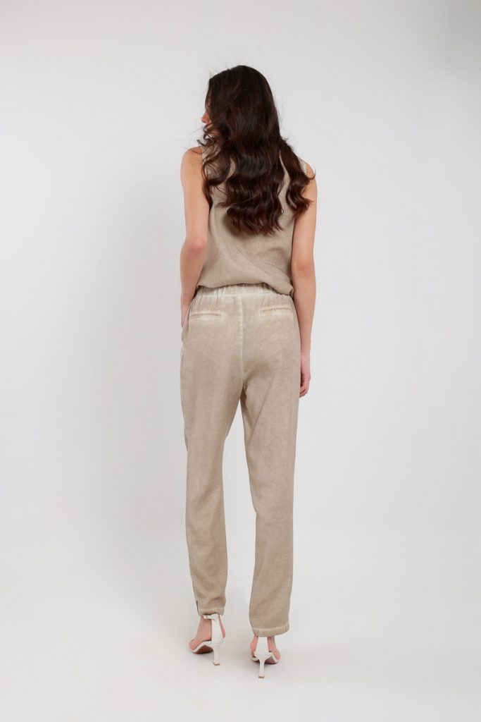 MASCARA  Yıkama Efekltli Lastikli Pantolon 3131