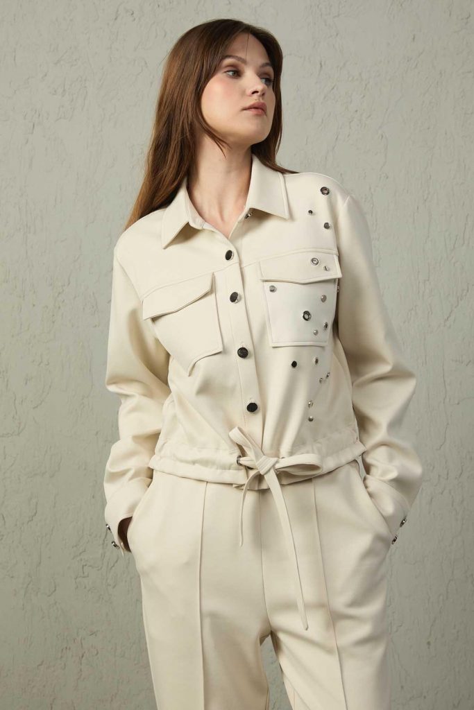 MEZZURA Metal Aksesuar Detaylı Ceket 1579