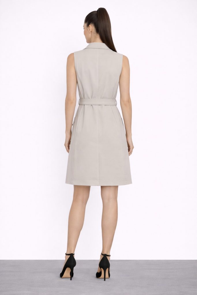 MEZZURA Kemerli Elbise 1062 - TAŞ