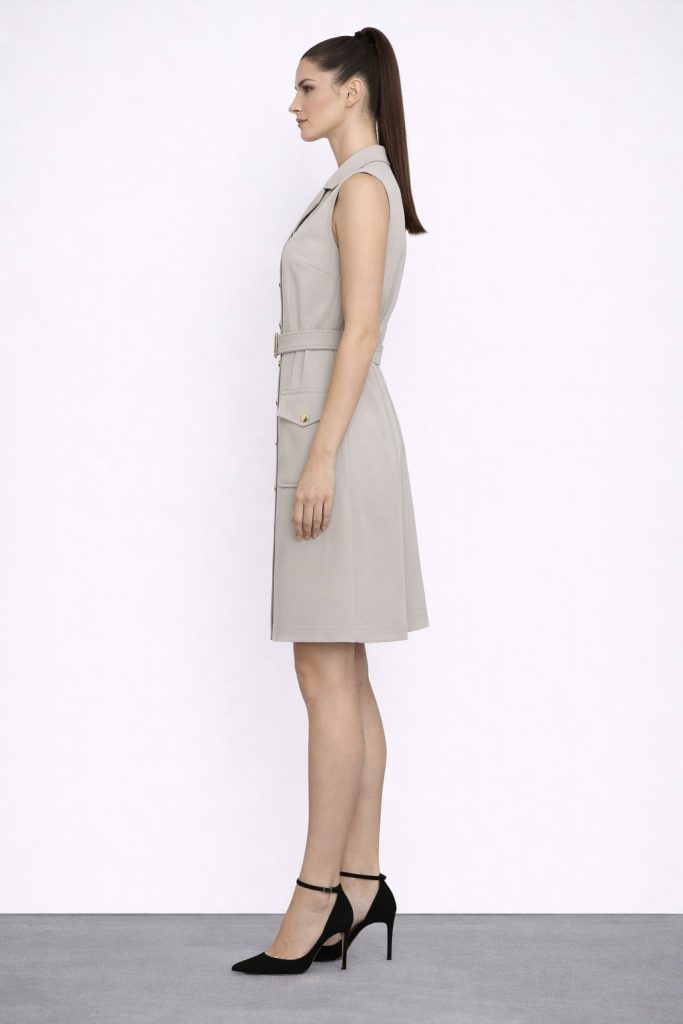 MEZZURA Kemerli Elbise 1062 - TAŞ