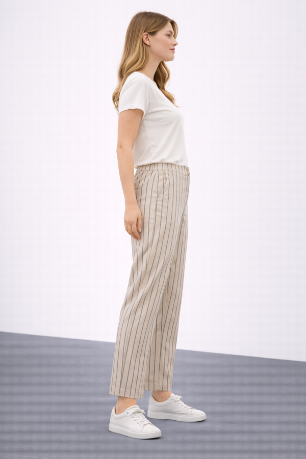 MEZZURA Çizgili Pantolon 1266