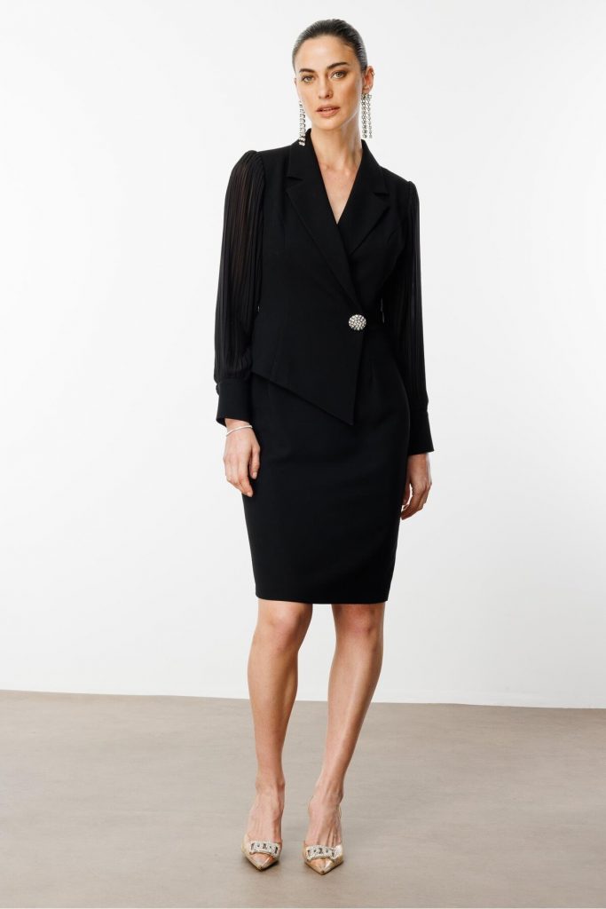 MODAİLGİ Elbise 6617 - Siyah