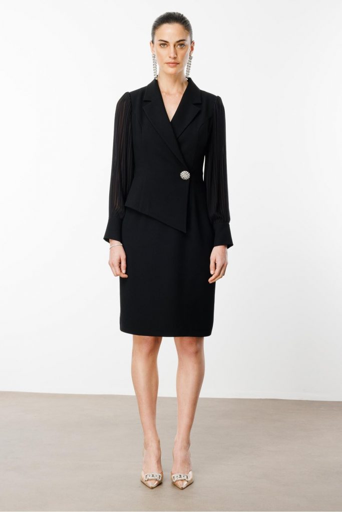 MODAİLGİ Elbise 6617 - Siyah