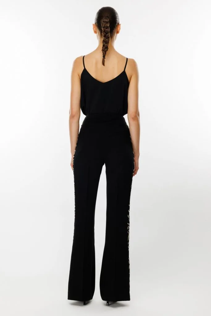 MODAİLGİ Yanları Güpür Şeritli Pantolon 4143