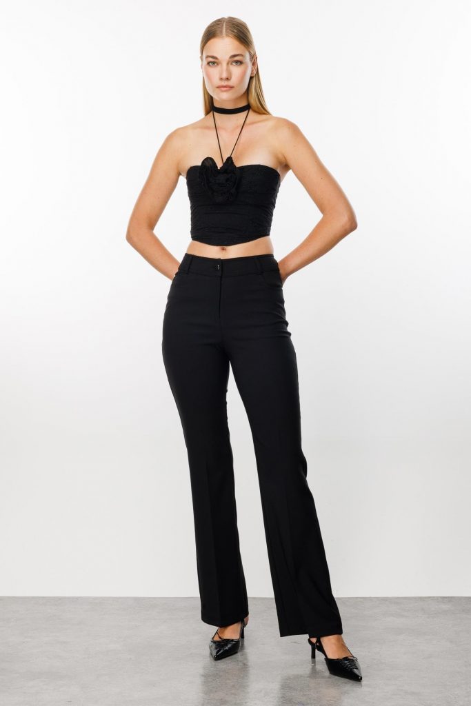 MODAİLGİ Beş Cep İspanyol Paça Pantolon  4517