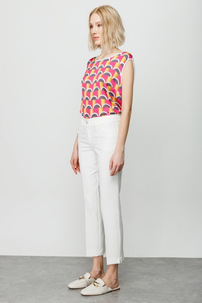 MODAİLGİ Köşe Cep Dar Paça Pantolon 4520 - EKRU