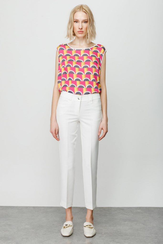 MODAİLGİ Köşe Cep Dar Paça Pantolon 4520 - EKRU