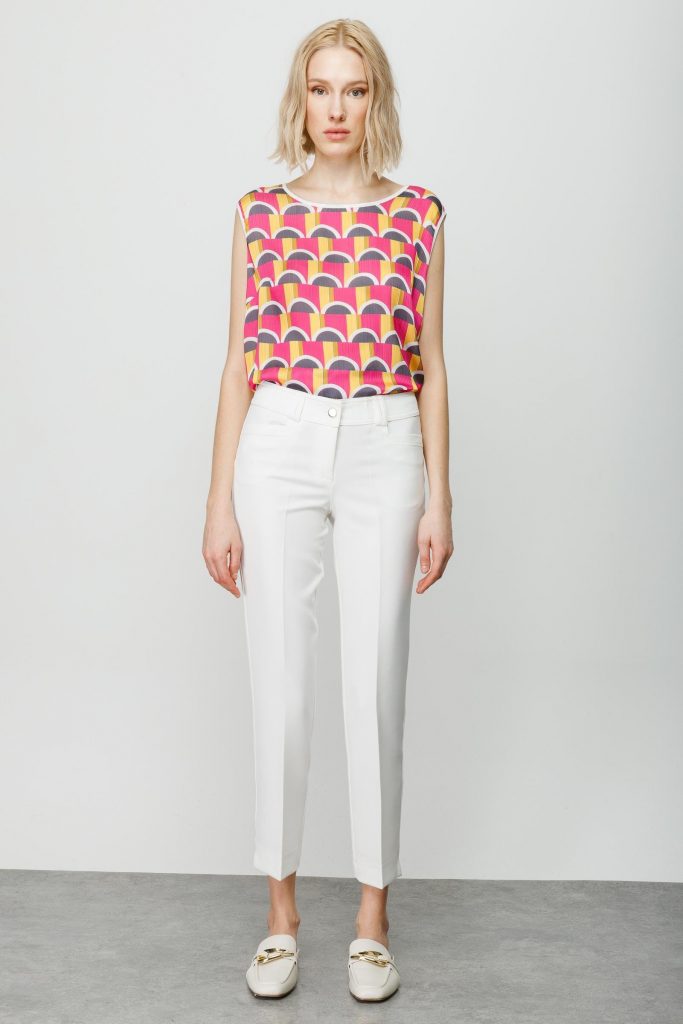 MODAİLGİ Köşe Cep Dar Paça Pantolon 4520 - EKRU