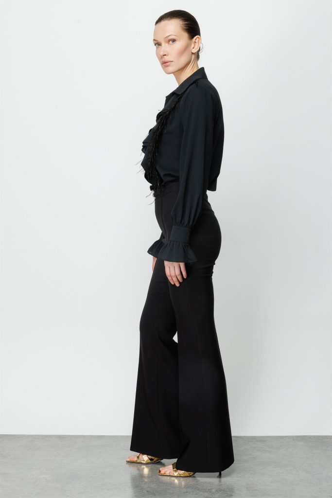 MODAİLGİ Zincir Kemer Tokalı Pantolon 4545