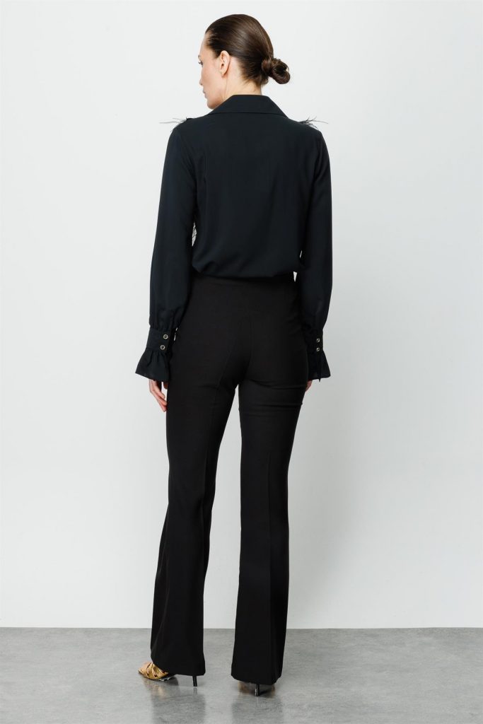 MODAİLGİ Zincir Kemer Tokalı Pantolon 4545