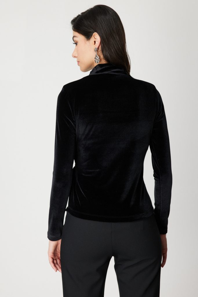 ON TRİKO Beli Bağlamalı Dokulu Bluz 61473