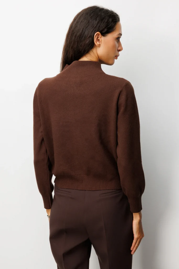 ON TRİKO Fermuarlı Dik Yaka Triko Hırka 60953