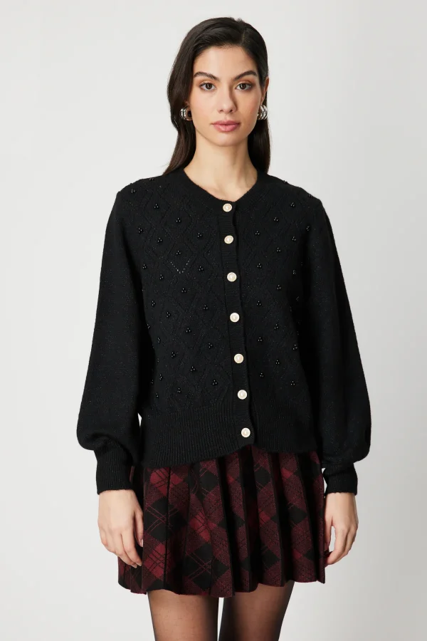 ON TRİKO İnci Düğmeli Triko Hırka 63922