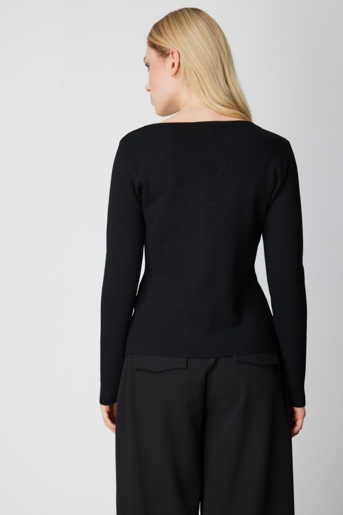 ON TRİKO Yakası Pencereli Triko Kazak 63322