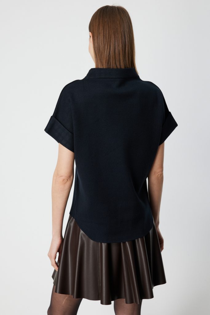 ON TRİKO Aksesuar Detaylı Dik Yaka Triko Kazak 65340