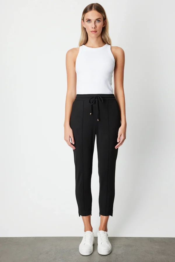 ON TRİKO Beli Lastikli Çimalı Eşofman Altı 64124