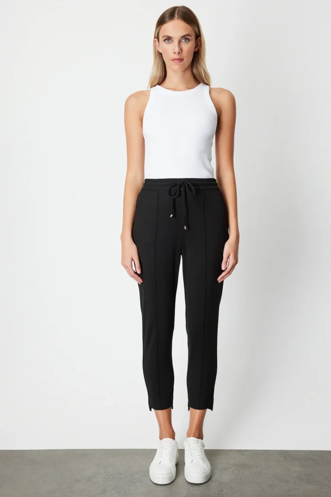 ON TRİKO Beli Lastikli Çimalı Eşofman Altı 64124