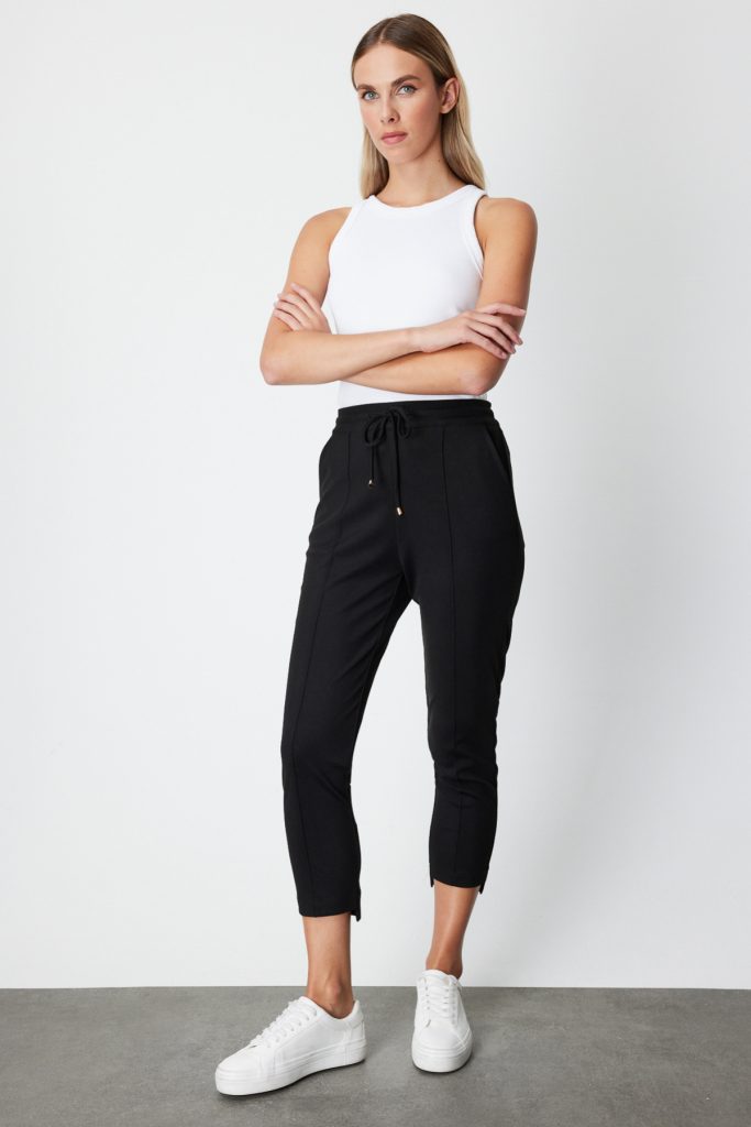 ON TRİKO Beli Lastikli Çimalı Eşofman Altı 64124