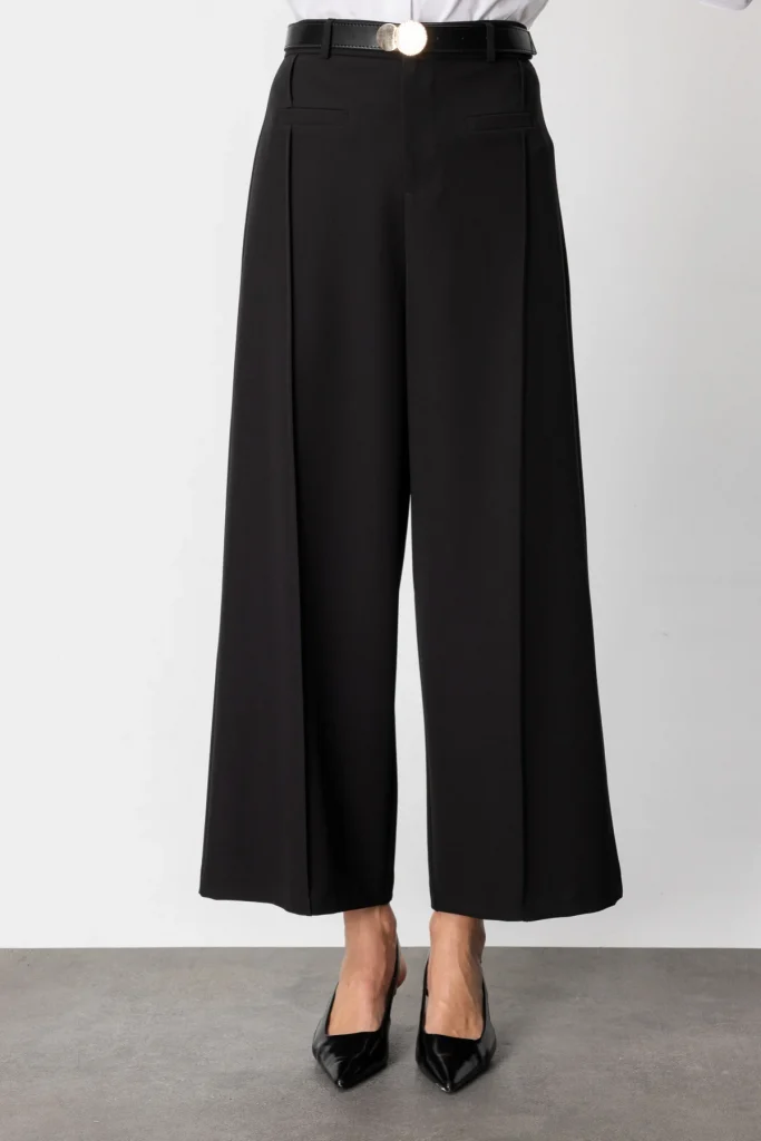 ON TRİKO Beli Kemerli Bol Paça Pantolon 64133