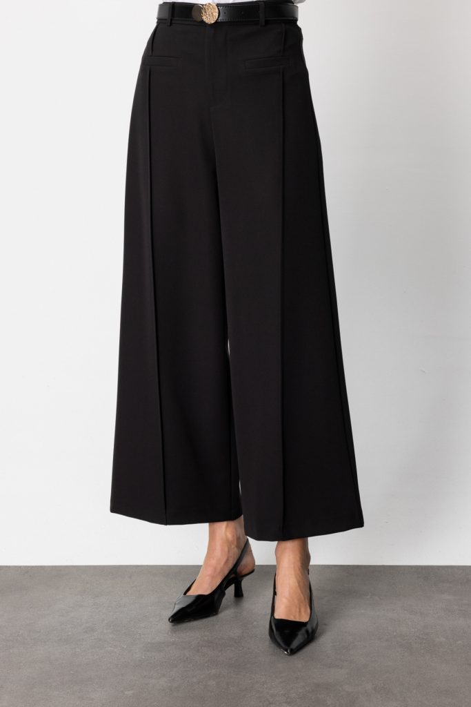 ON TRİKO Beli Kemerli Bol Paça Pantolon 64133