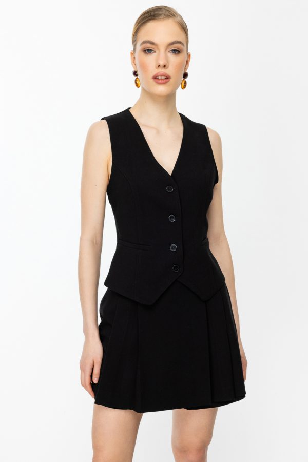 ON TRİKO Kolsuz Düğmeli Yelek 54900