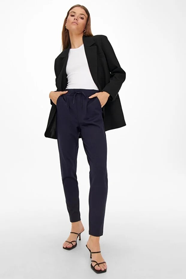 ONLY Dar Paça Pantolon 15115847 - Lacivert