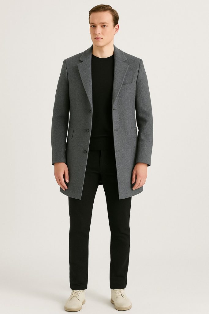 PALMONTE Mono Kaşe Kaban 4285