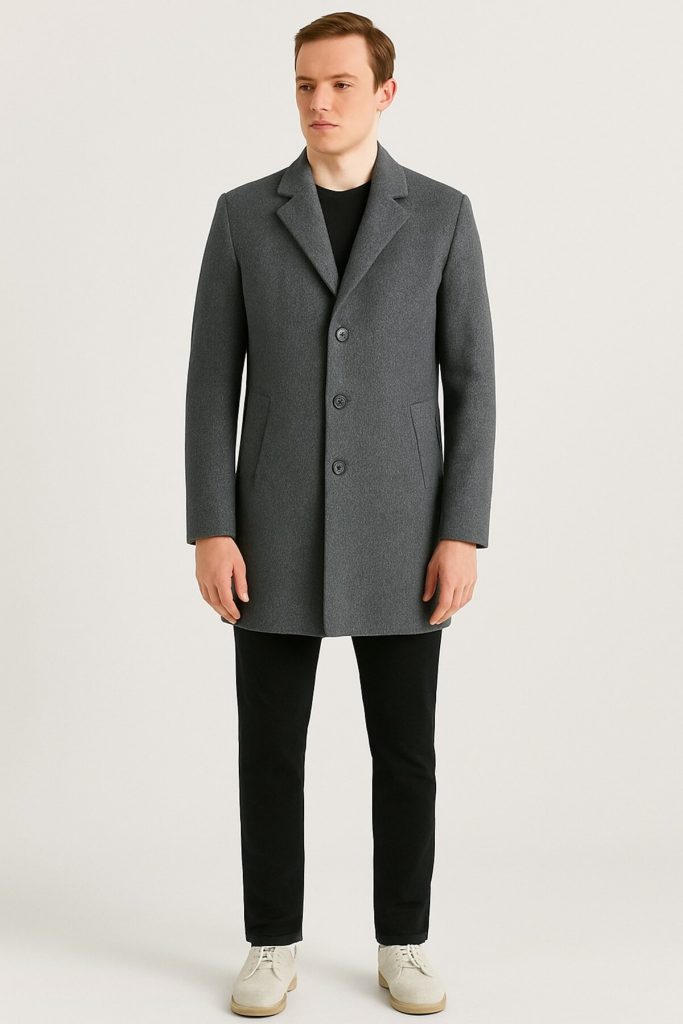 PALMONTE Mono Kaşe Kaban 4285