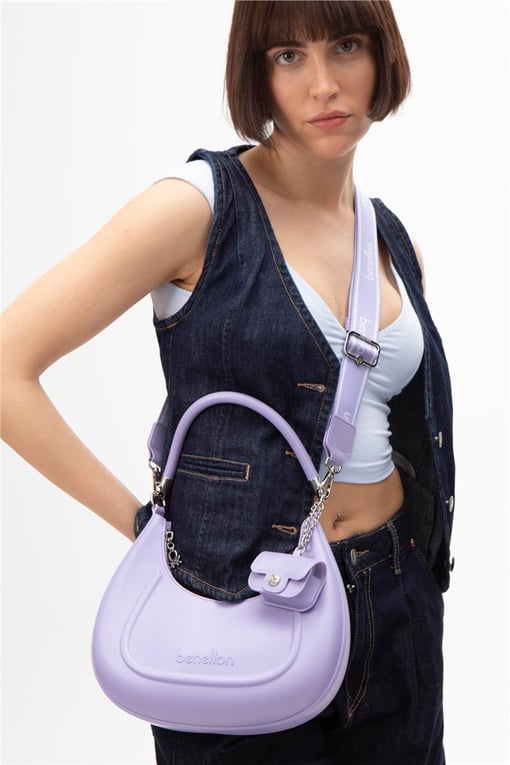 Benetton Kadın Çanta 1451 - LİLA