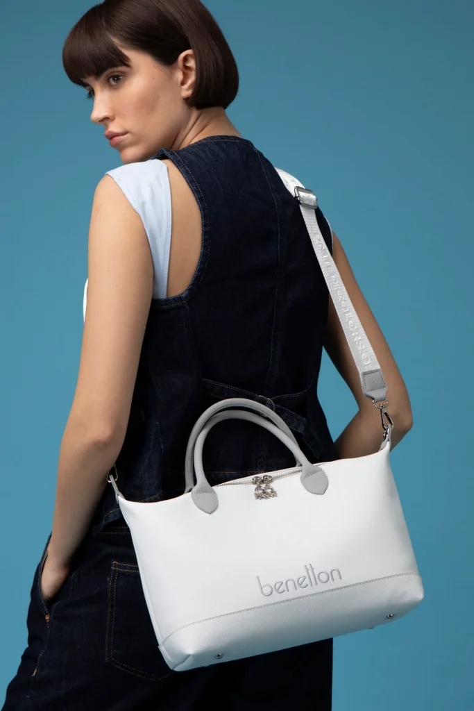 Benetton Kadın Çanta 1612 - Beyaz