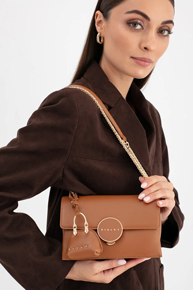 SİSLEY Kadın Kol Çantası 262 - taba