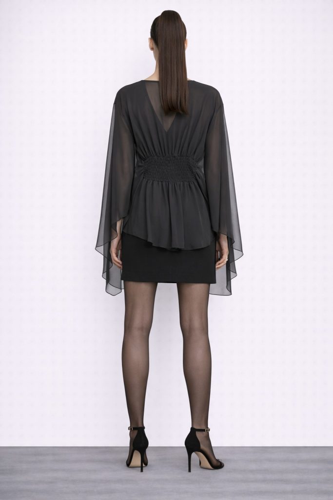 SERPİL Bluz 38619 - Siyah