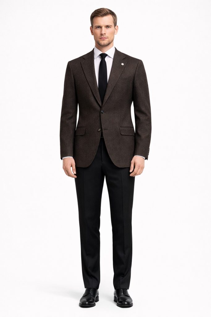 SİR CEKET CR4526 - kahve