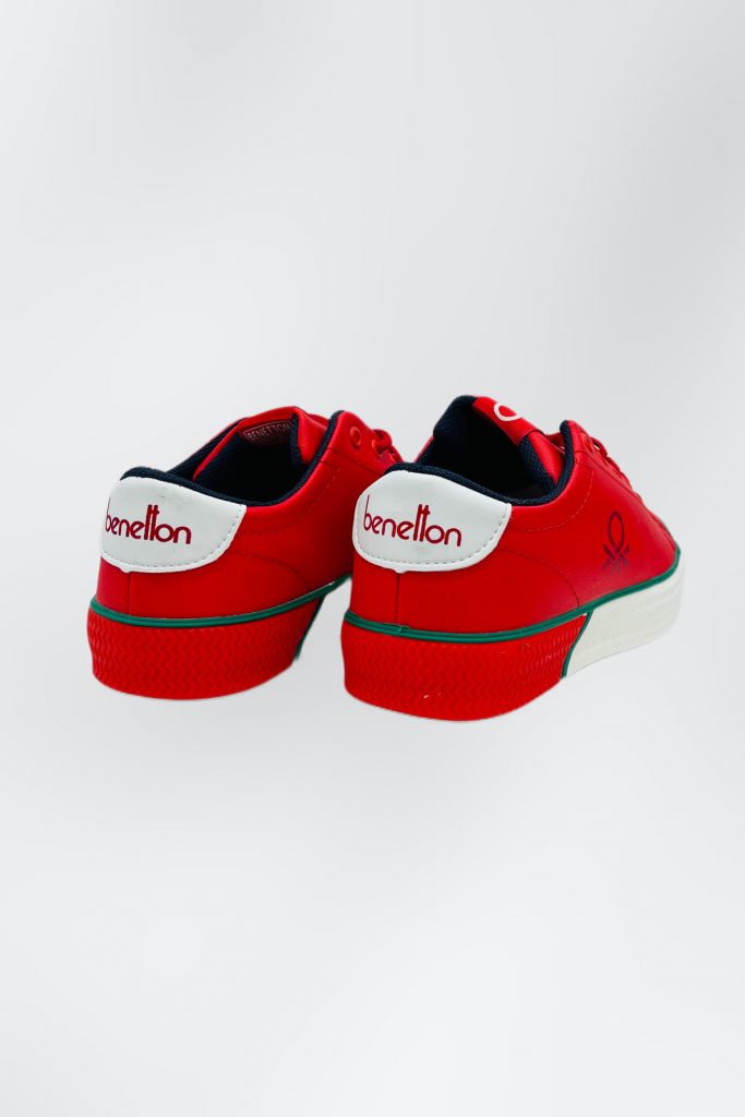 TERDA Benetton Kadın Sneaker 31026 - KIRMIZI