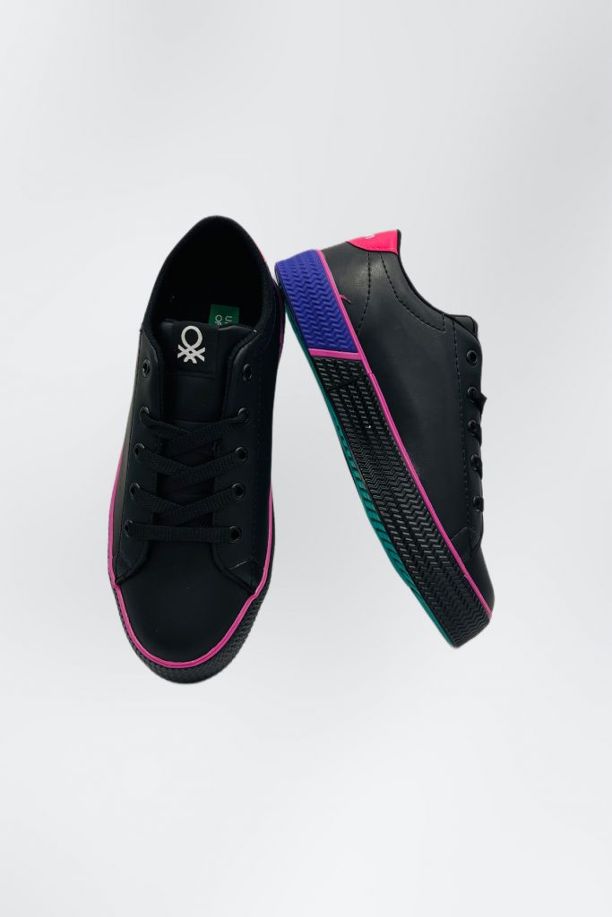 TERDA Benetton Kadın Sneaker 31026 - Siyah