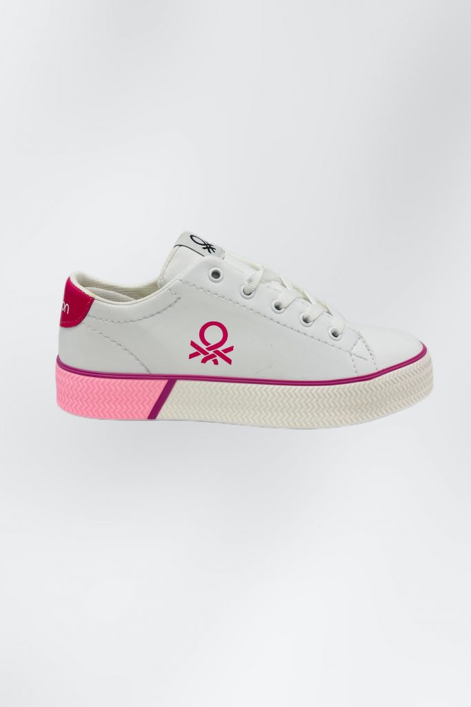 TERDA Benetton Kadın Sneaker 31026 - Beyaz