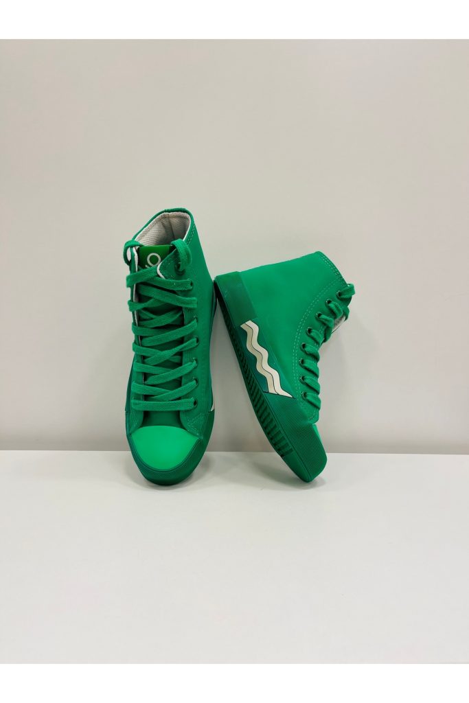 TERDA Benetton Kadın Sneaker 31047 - YEŞİL