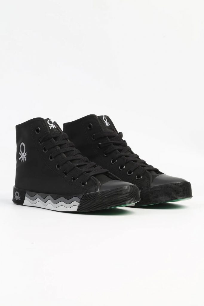 TERDA Benetton Kadın Sneaker 31047 - Siyah