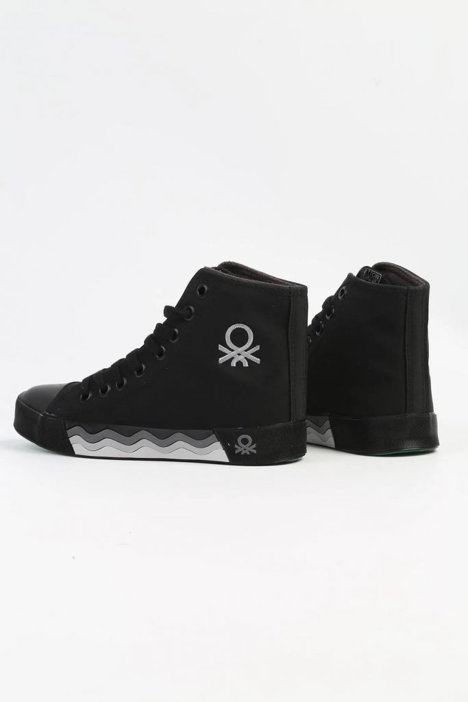 TERDA Benetton Kadın Sneaker 31047 - Siyah