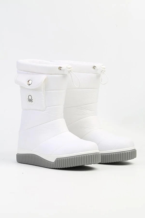 Benetton Kadın Bot 50026 - Beyaz