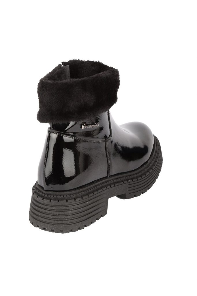 PİERRE CARDİN Kadın Rugan Bot 52415 - SİYAH RUGAN