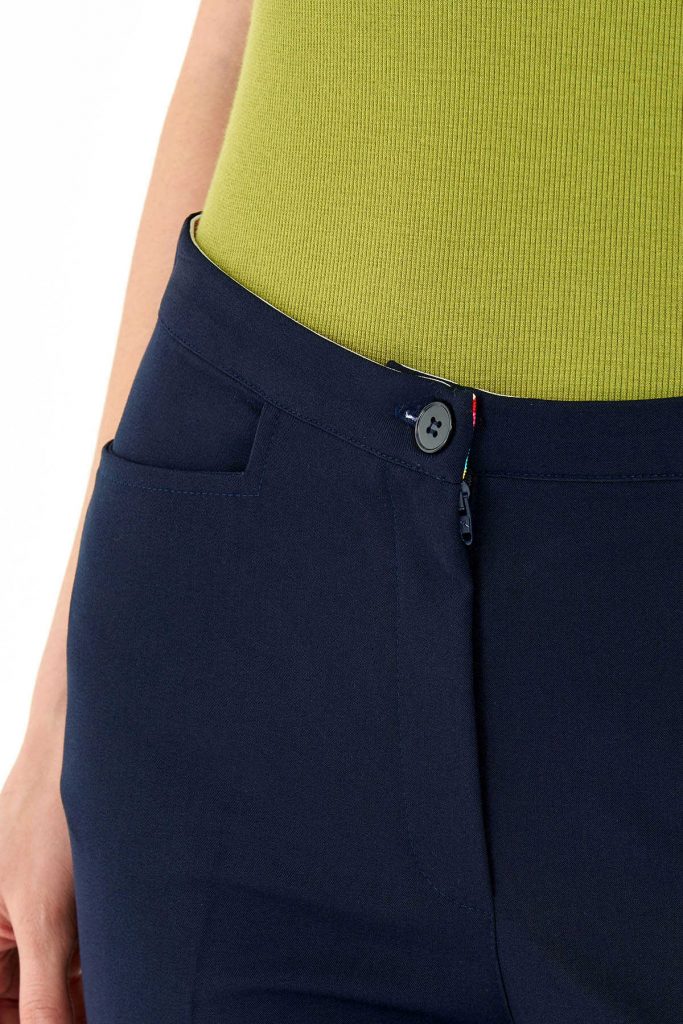 TOLGA SARAÇOĞLU Gizli Lastikli Büyük Beden Pantolon 30068 - Lacivert