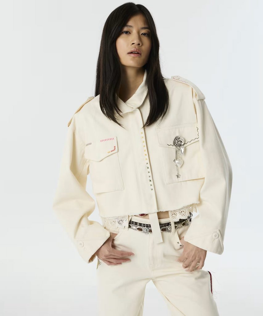 TWIST Kontrast Nakışlı Ceket TW6250005046