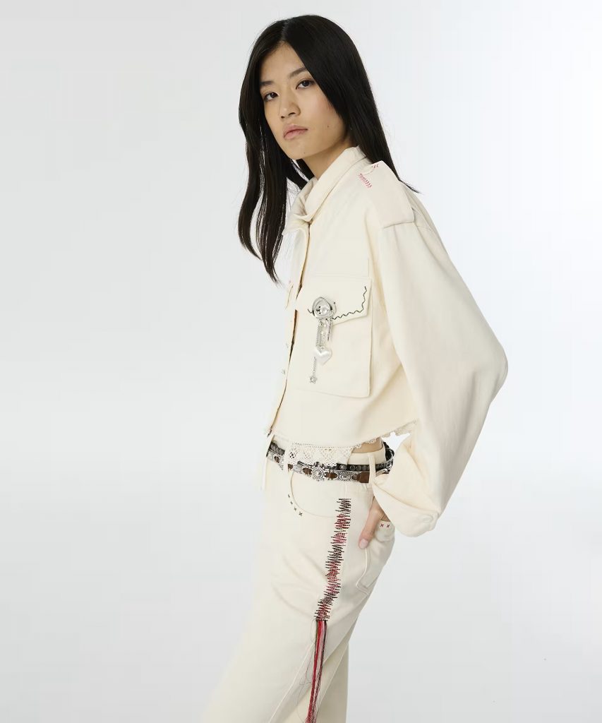 TWIST Kontrast Nakışlı Ceket TW6250005046