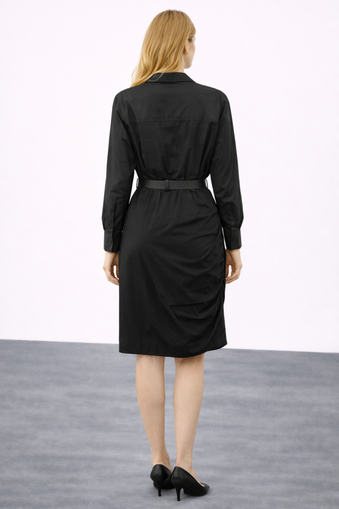 TWIST Belden Büzgülü Elbise TS1250002193